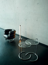 Load image into Gallery viewer, Adjustable Table E1027 - Chrome/Clear
