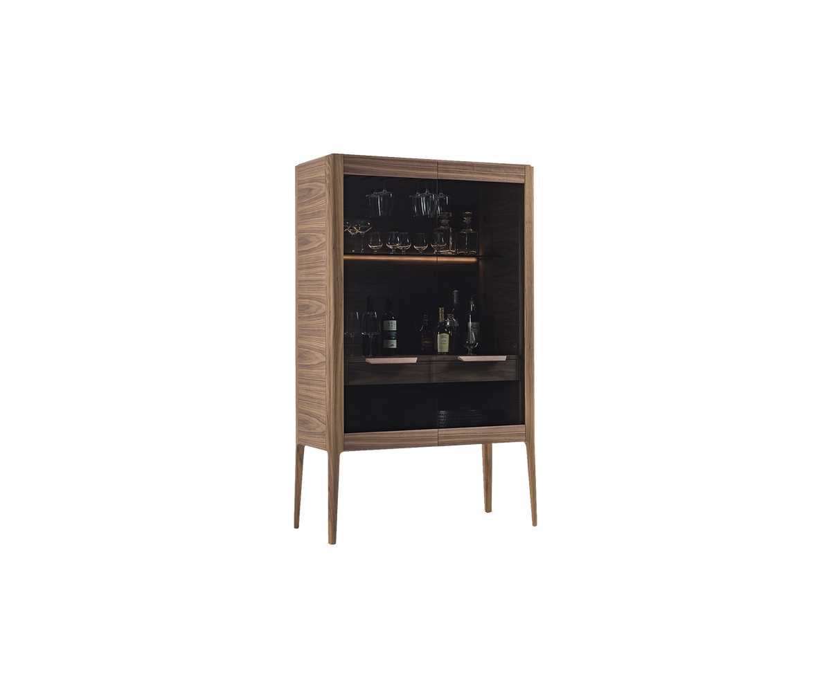 Atlante Bar Unit - walnut