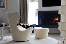 Load image into Gallery viewer, Grande Papilio Swivel Armchair - Sapri Slate
