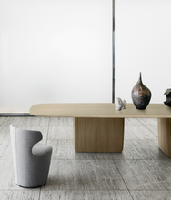 Load image into Gallery viewer, Tobi Ishi Rectangular Table - Black Cement Grout
