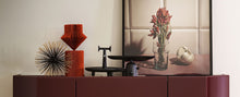 Load image into Gallery viewer, Reaction Poetique Handled Centrepiece - black stained ashwood
