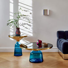 Load image into Gallery viewer, Bell Coffee Table burnished - sapphire blue
