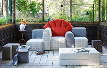 Load image into Gallery viewer, Soft Corners Ottoman - moka
