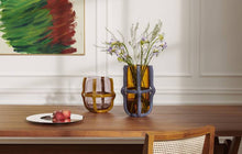 Load image into Gallery viewer, Sestiere Vase - Ø 27 amethyst/yellow
