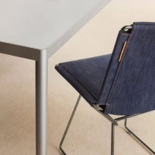Load image into Gallery viewer, Neil Denim Chair - black chrome

