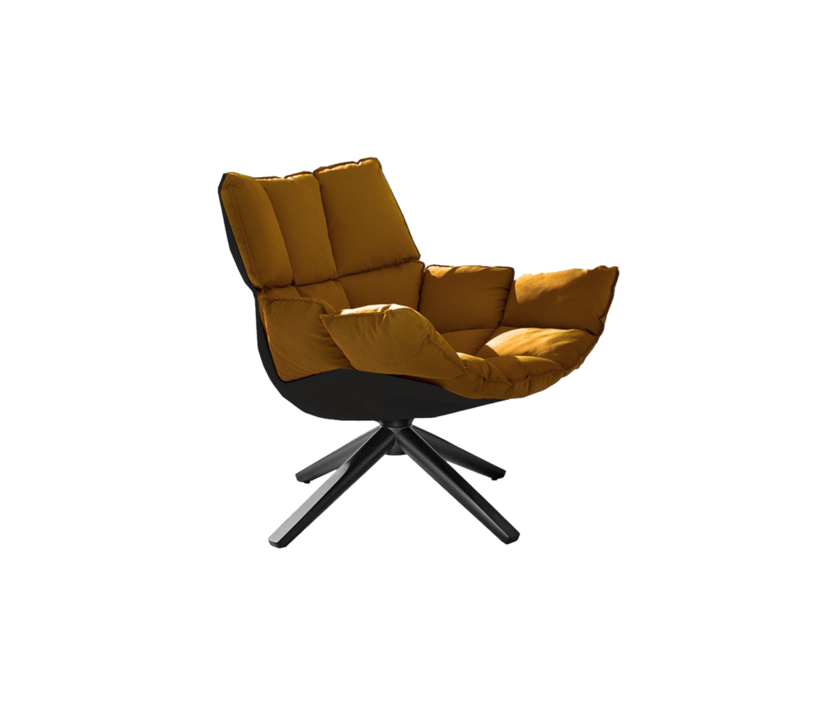 Husk Swivel Armchair - Milo Tobacco