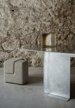 Load image into Gallery viewer, Soft Corners Ottoman - moka
