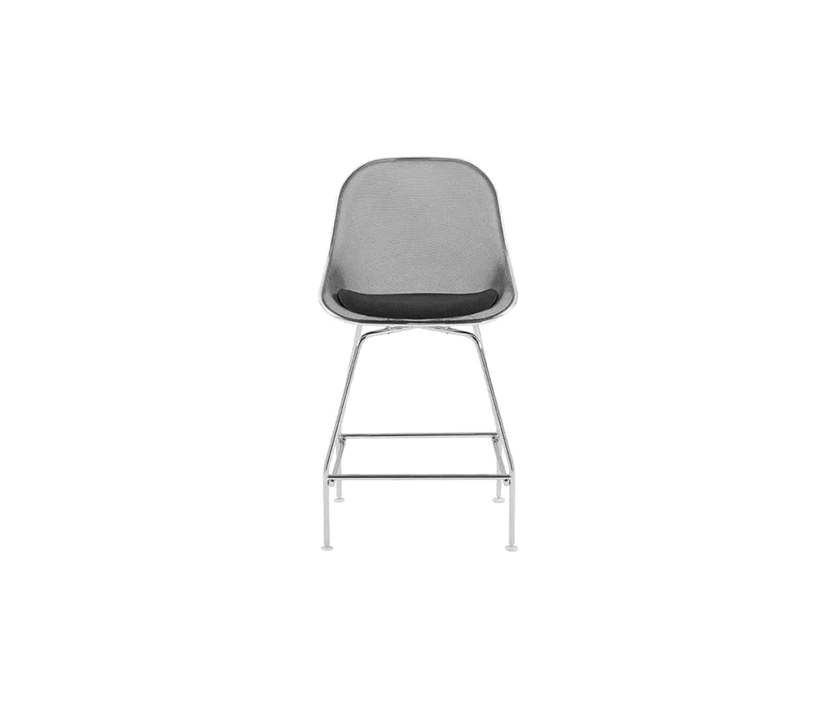 Iuta Stool - Gamma Leather Black