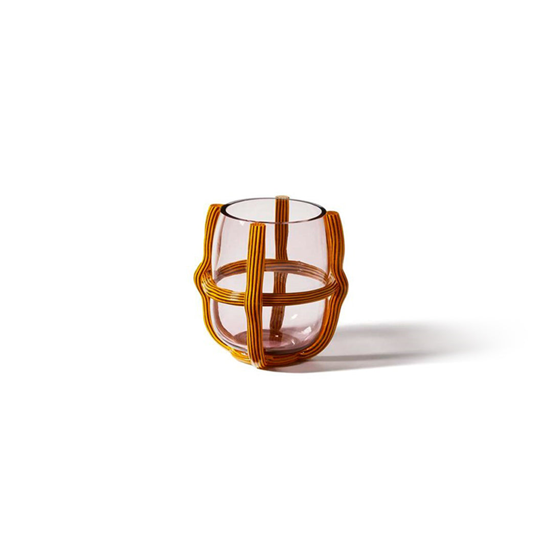 Sestiere Vase - Ø 27 amethyst/yellow