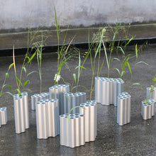 Load image into Gallery viewer, Nuage Vase - small light silver
