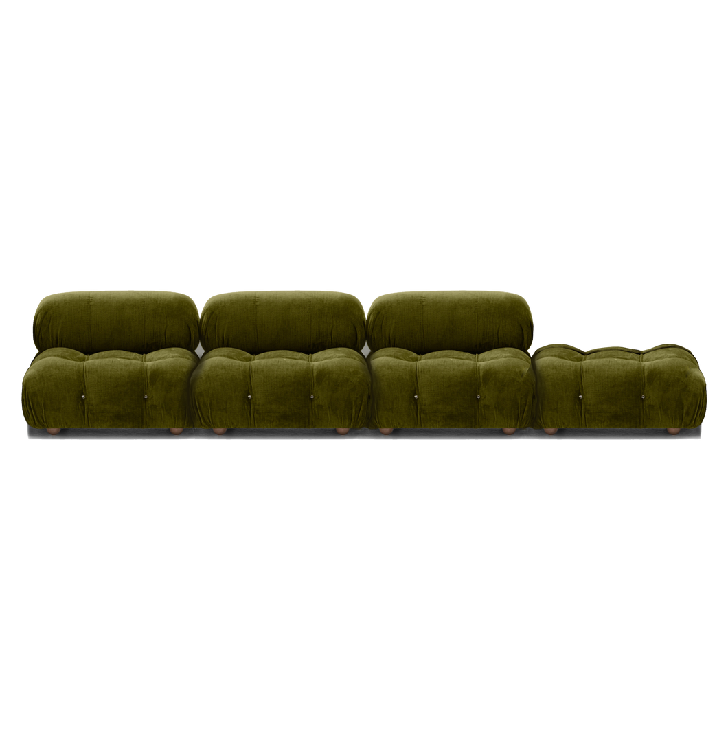 Camaleonda® Sofa & Ottoman - Enia Olive Green
