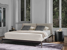 Load image into Gallery viewer, Tylsa Night Table - walnut / grey carnico marble
