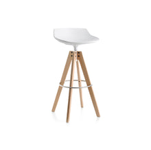Load image into Gallery viewer, Flow Barstool - bleached oak
