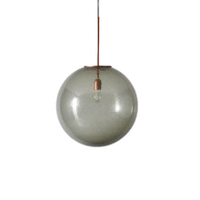 Load image into Gallery viewer, Bollicosa Pendant - transparent fumé glass
