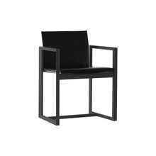 Load image into Gallery viewer, Eve Armchair - black stained ashwood
