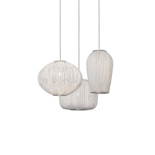 Load image into Gallery viewer, Coral Small Composition 3 Pendants - white
