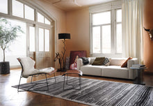 Load image into Gallery viewer, Cuoio Lounge Chair, Ottoman &amp; Sheepskin - coffee leather
