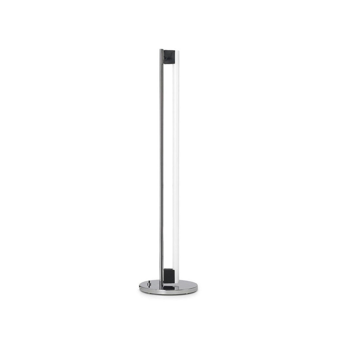 Tube Light Floor Lamp - chrome