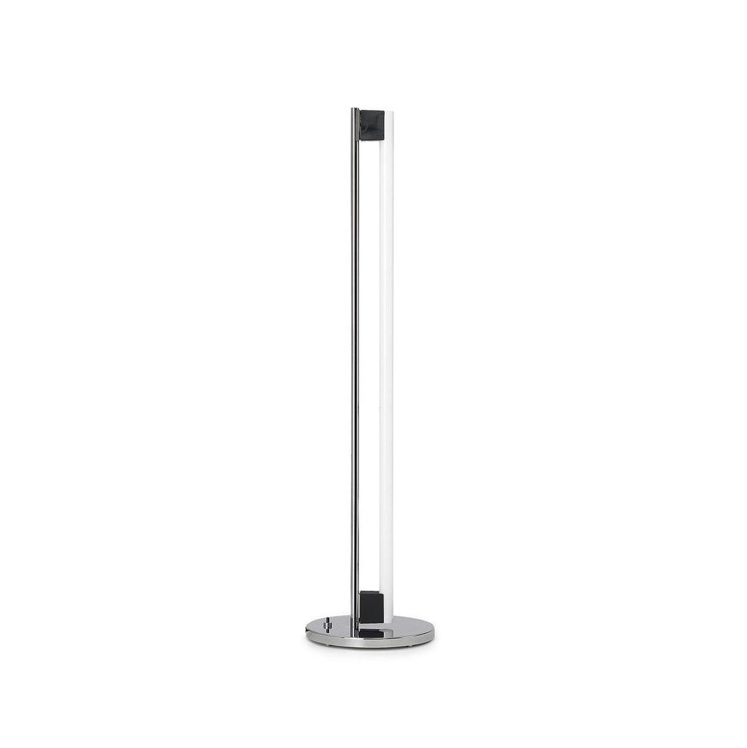 Tube Light Floor Lamp - chrome