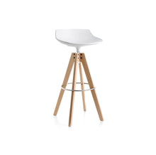 Load image into Gallery viewer, Flow Barstool - bleached oak
