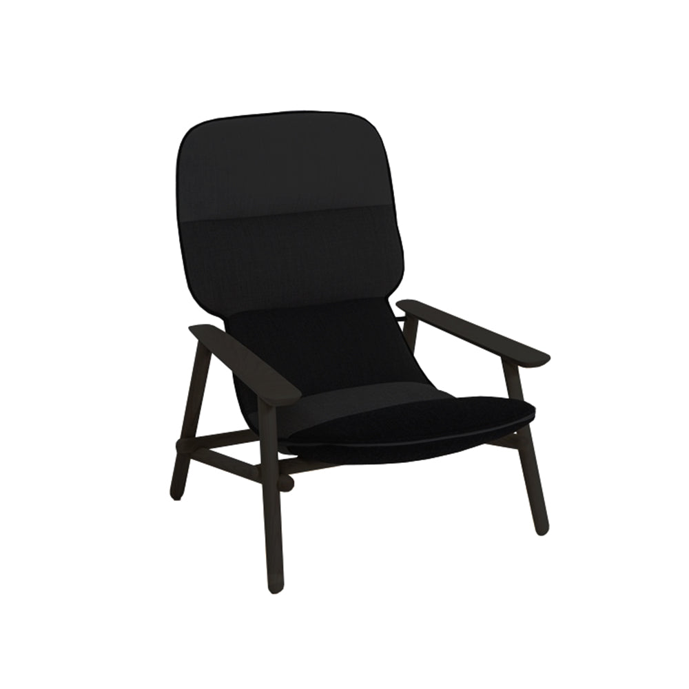 Lilo Armchair - black leather