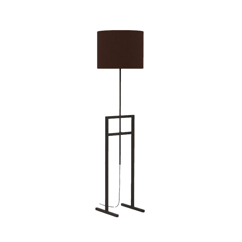 Leukon Floor Lamp - bronzed tripod base